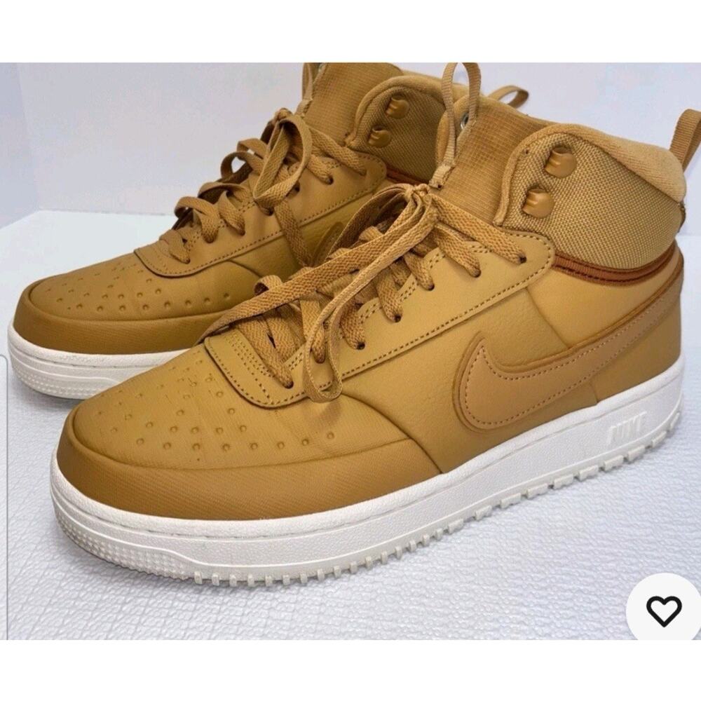Nike Court Vision Winter Sneakers 'Elemental Gold' High Top Men's Size 11 shoes - Picture 1 of 10